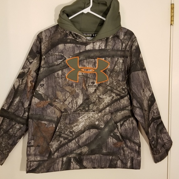 under armour camo hoodie youth xl